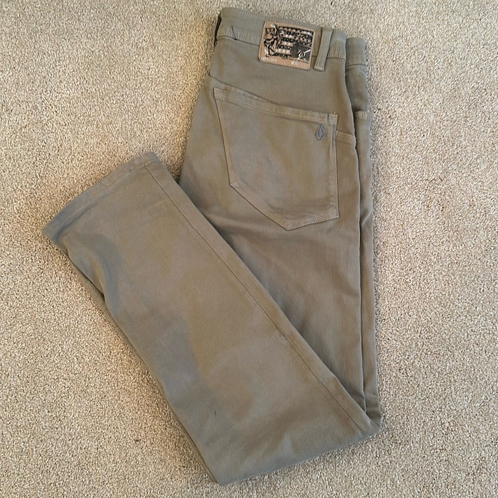 Volcom Nova Solver Jeans Khaki